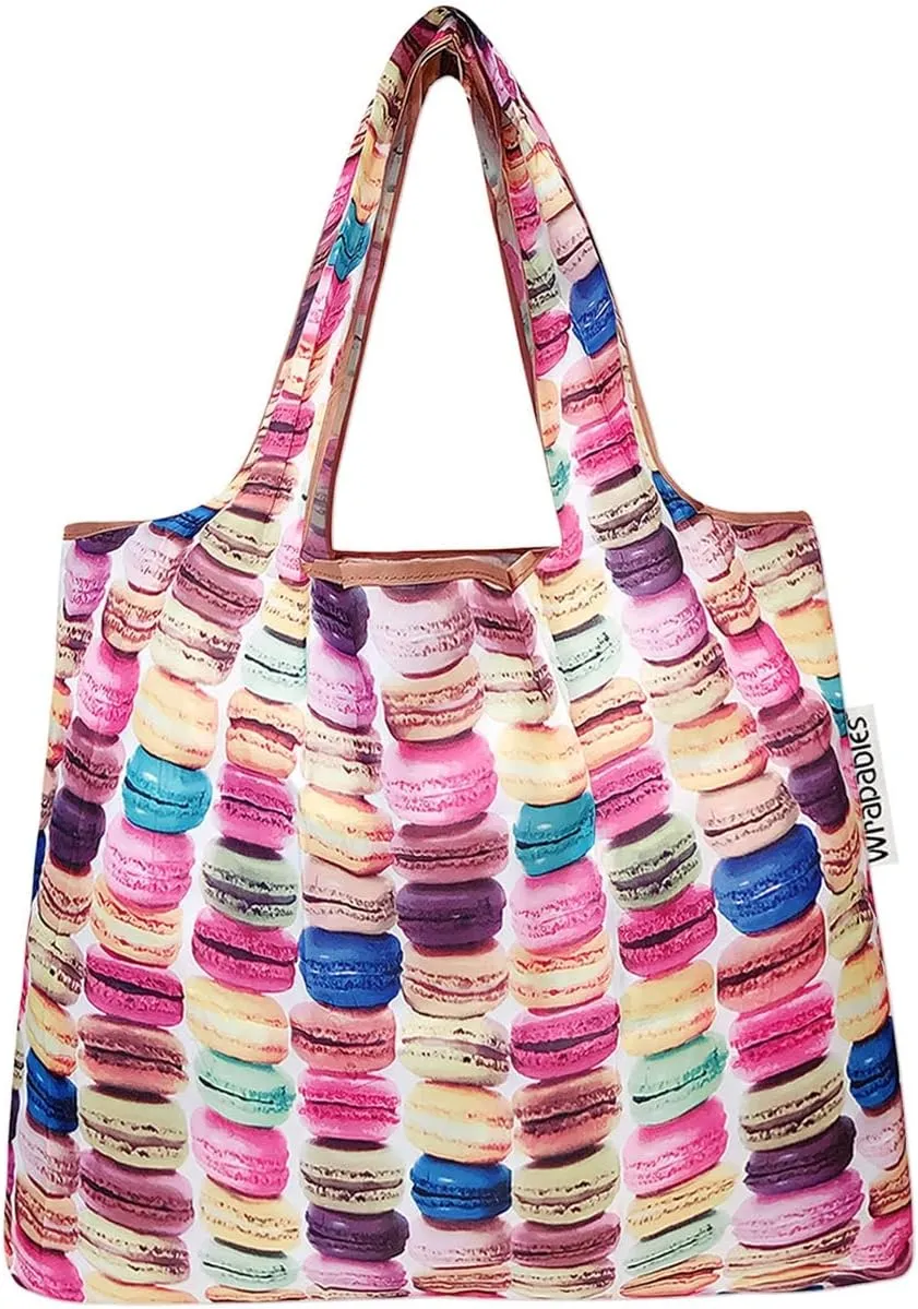 allydrew Foldable Tote Nylon Reusable Grocery Bag (Set of 2)