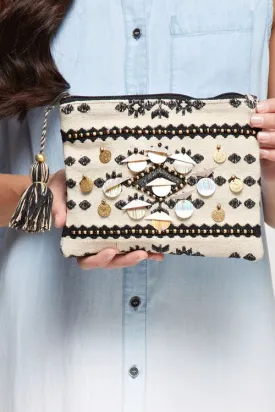 Aztec Motif Makeup Bag