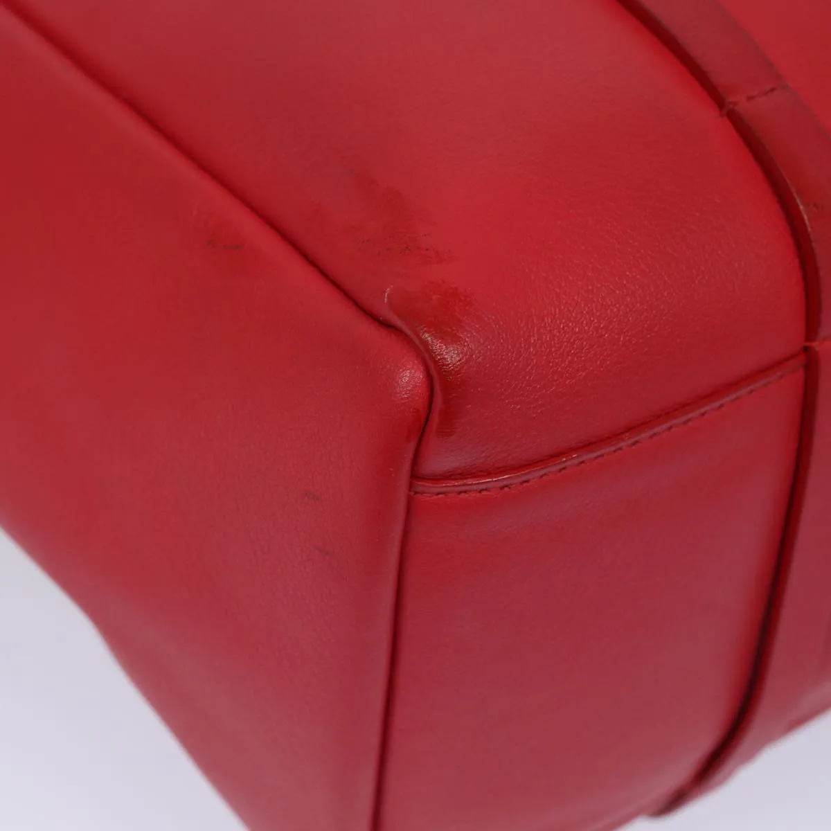 BALENCIAGA Everyday Tote S Tote Bag Leather Red Auth bs16489