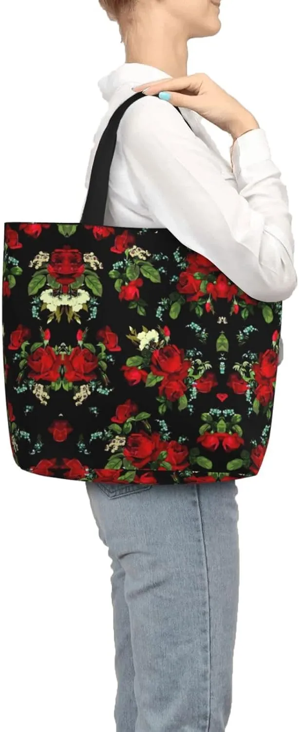 Beautiful Sunflowers Print Tote Bag Casual Shoulder Bag Handbag Reusable Shopping Travel Bag Gifts For Women