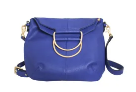 City Instincts Foldover Tote in Cobalt