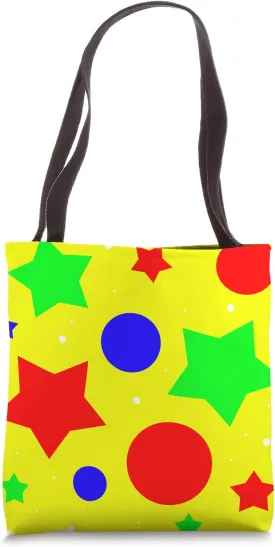 Clowncore Aesthetic Pattern Clown Kidcore Softcore Tote Bag