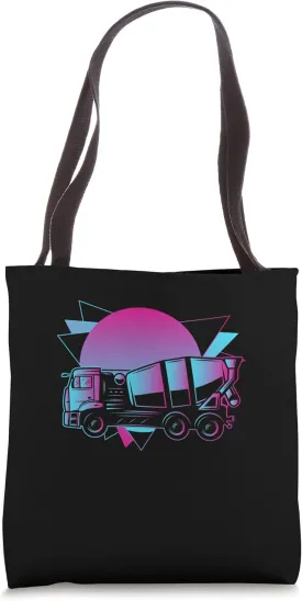 Concrete Finisher Vaporwave Concrete Finisher Cement Worker Tote Bag