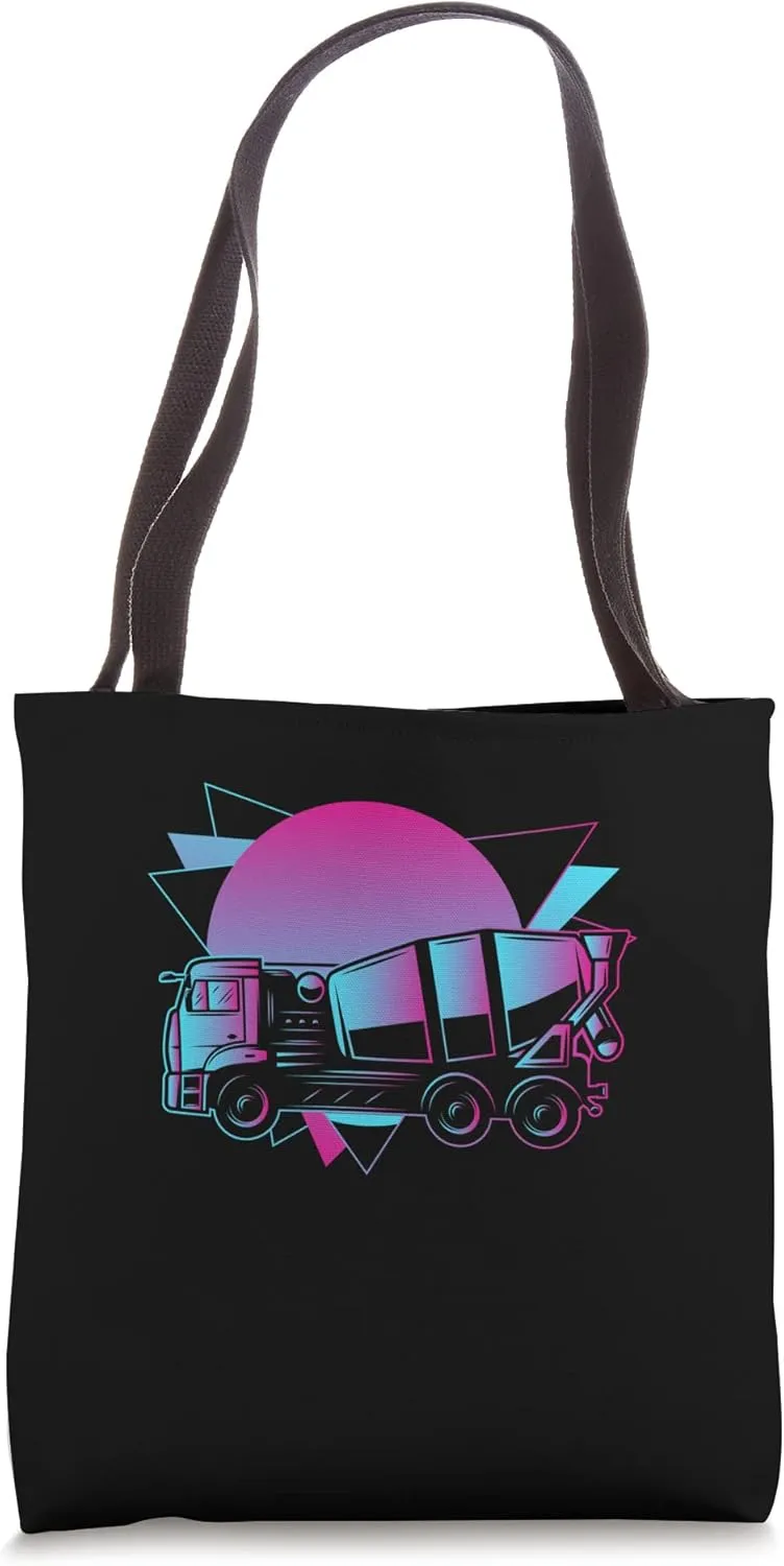 Concrete Finisher Vaporwave Concrete Finisher Cement Worker Tote Bag