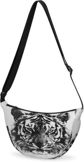 Crossbody Bag for Women Men, Lightweight Small Sling Hobos Dumpling Bag Crescent Purse, Crescent Moon Bags