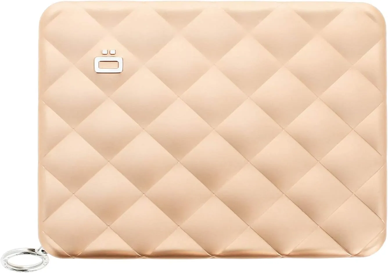 GON -DESIGNS- Quilted Passport Aluminum Wallet Large capacity passport size - Clutch organizer - Womens RFID blocking wallet
