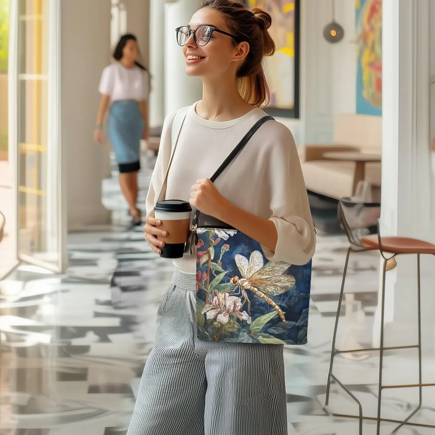 HUGS IDEA Boho Bags for Women Leather Handbag Shoulder Bucket Crossbody Purse