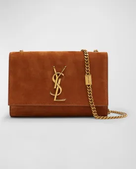 Kate Small Reversible YSL Crossbody Bag in Suede