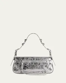 Le Cagole Small Sling Metallic Shoulder Bag
