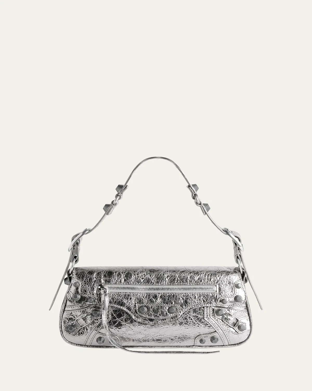 Le Cagole Small Sling Metallic Shoulder Bag
