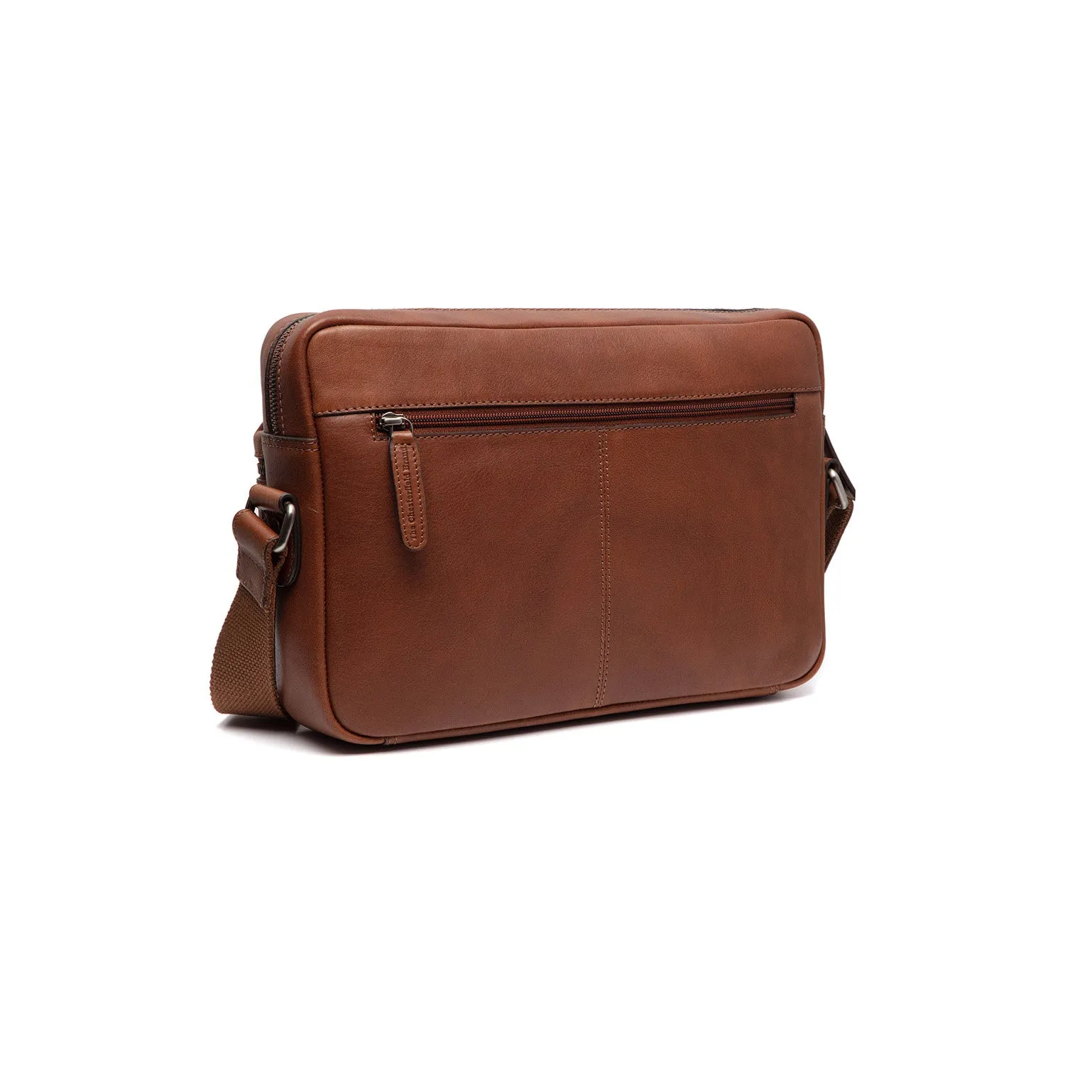 Leather Shoulder Bag Cognac Novara