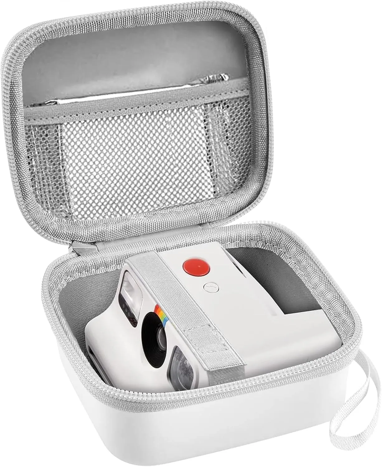 Leayjeen Polaroid Go Case Compatible with Polaroid Go Generation 2 - Mini Instant Camera,Travel Storage Bag for Polaroid Go Camera and Film AccessoriesWhite(Case Only)