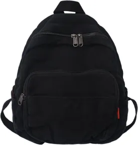 MaxxCloud Vintage Denim Laptop Backpack Casual Canvas Daypack Handbag Purse Lightweight Rucksack Shoulder Bag