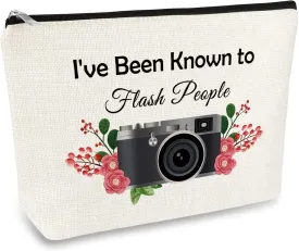 Photographer Gifts Funny Photography Gifts Makeup Cosmetic Bag Camera Photo Club Present for Photographers Camera Lover Christmas Birthday Present for Girls Women Photographer Photography Lover