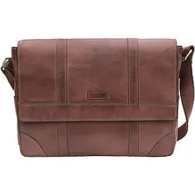 Prime Hide Ridgeback Luxury Brown Leather Large Messenger Bag
