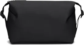 RAINS - Hilo Wash bag - Waterproof Toiletry Bag for Men and Women - Toiletries, Cosmetics, Suitable for Travel (Black)