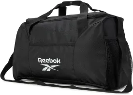 Reebok Duffle Bag - Carry On Gym Bag for Workout and Travel Duffel Bags - Small Size Overnight Bags for Women and Men, Size Small, Aleph Black