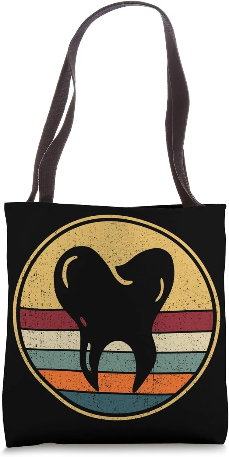 Retro Dental Tooth Doctor - Vintage Dentistry Dentist Tote Bag