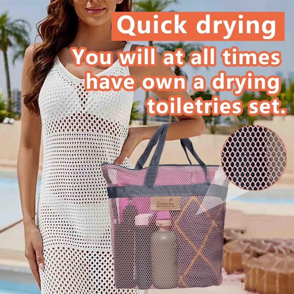 Rotema Portable Shower Bag - College Dorm Essentials, Everyday Household Shower Basket for Toiletries
