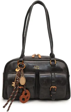 Shoulder Bag Retro Top Handle Bag Y2k 90s Multiple Pockets Designer Handbag Soft Trendy Underarm Purse