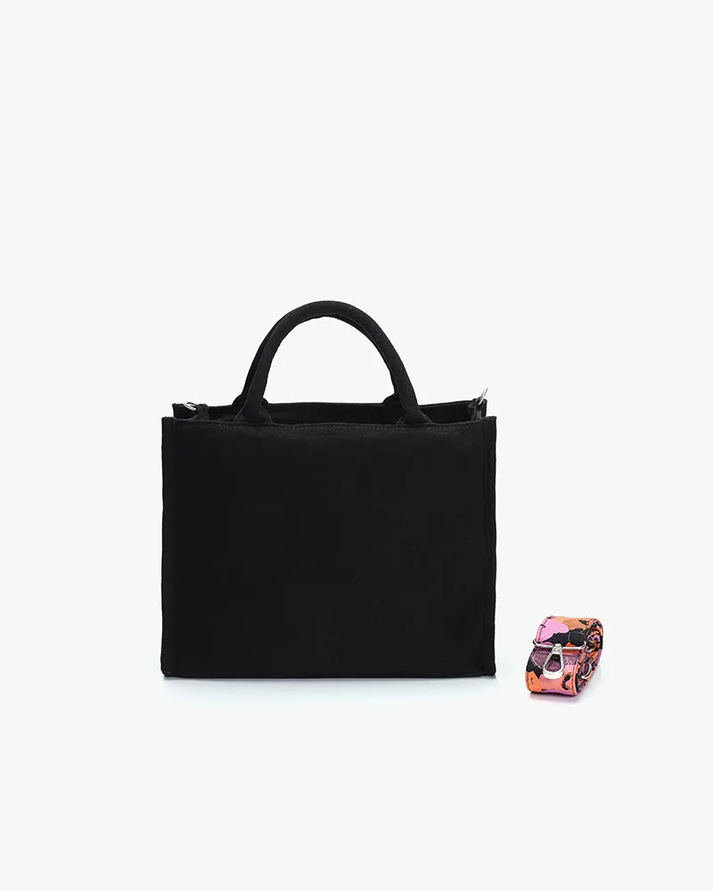 The Satchel Handbag - Night Bloom