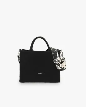 The Satchel Handbag - Wabi-Sabi (Black)