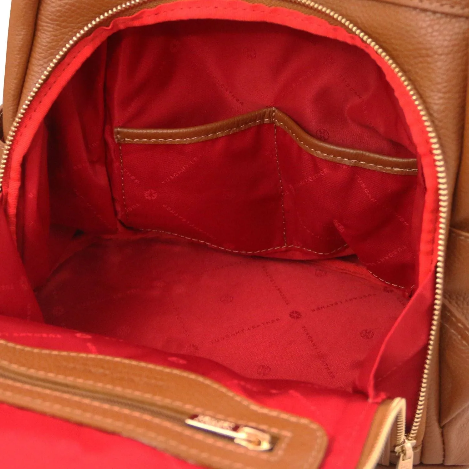 TL Bag - Soft leather backpack - convertible 2-in-1 backpack shoulder bag | TL142138