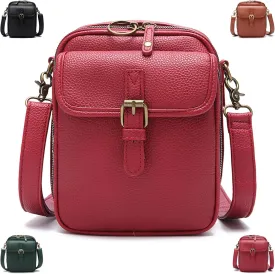Tojoyride Crossbody Bag, Urvashi Crossbody Bag, Upgraded Vintage Anti Theft Purse Messenger Shoulder Bags Built In Wallet