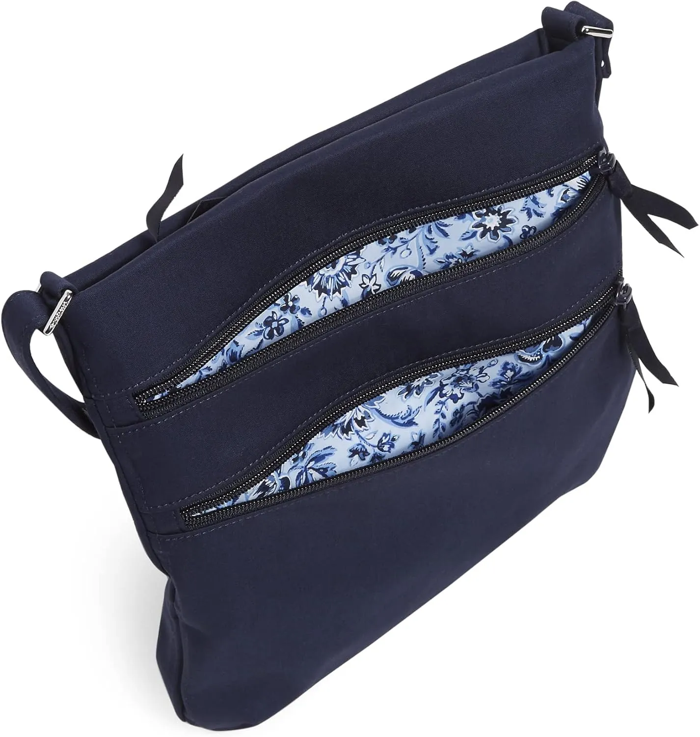 Vera Bradley Women's Cotton Triple Zip Hipster Crossbody Purse