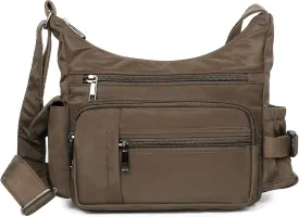 VOLGANIK ROCK RFID Anti Thief Crossbody Bag for Women Waterproof Shoulder Bag Messenger Bag Casual Nylon Purse Handbag