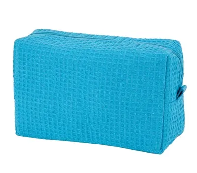 Waffle Weave Cosmetic Bag