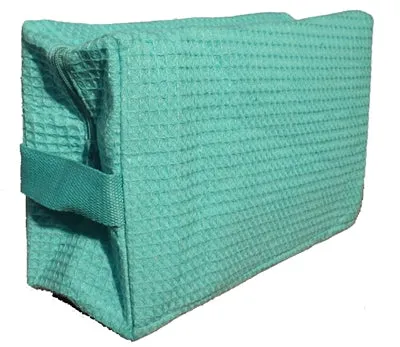 Waffle Weave Cosmetic Bag