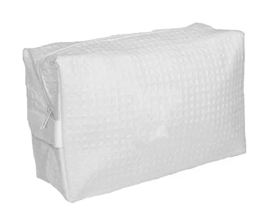 Waffle Weave Cosmetic Bag