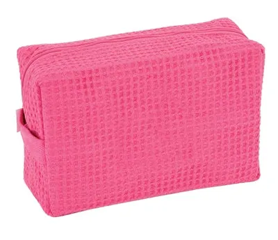 Waffle Weave Cosmetic Bag