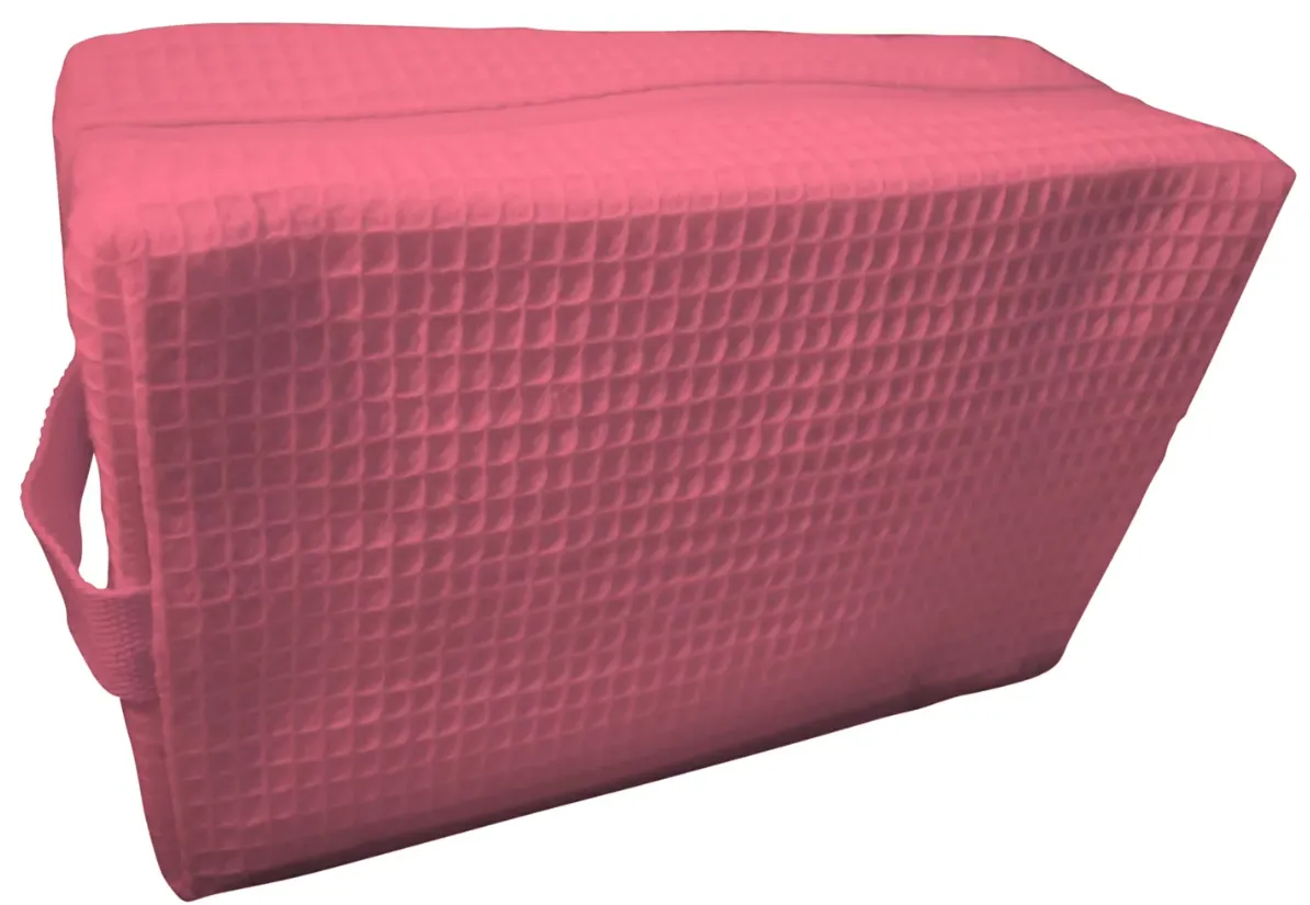 Waffle Weave Cosmetic Bag