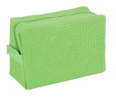 Waffle Weave Cosmetic Bag