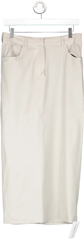 Weekend and Beyond Grey Skirt With Slit Back UK S