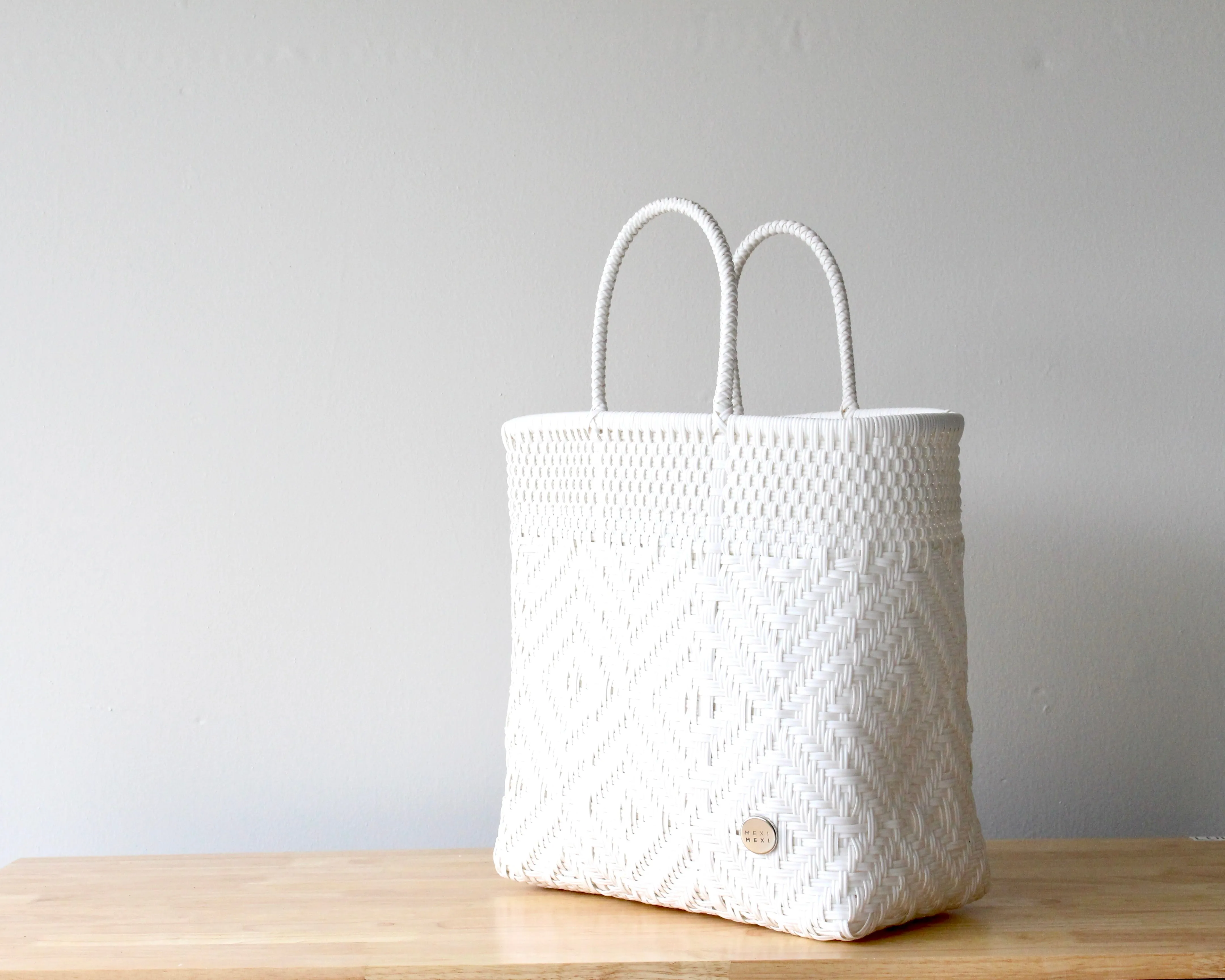 White Tote Bag by MexiMexi