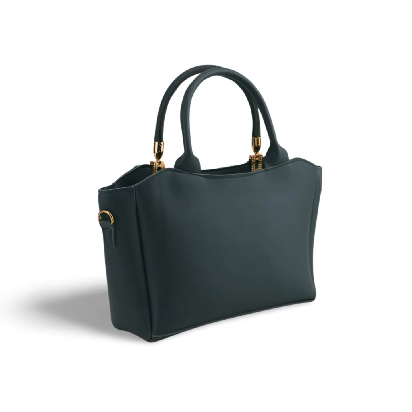 Women's Crossbody Tote Bag with Croc Skin Pattern - PU Leather - Multiple Colors