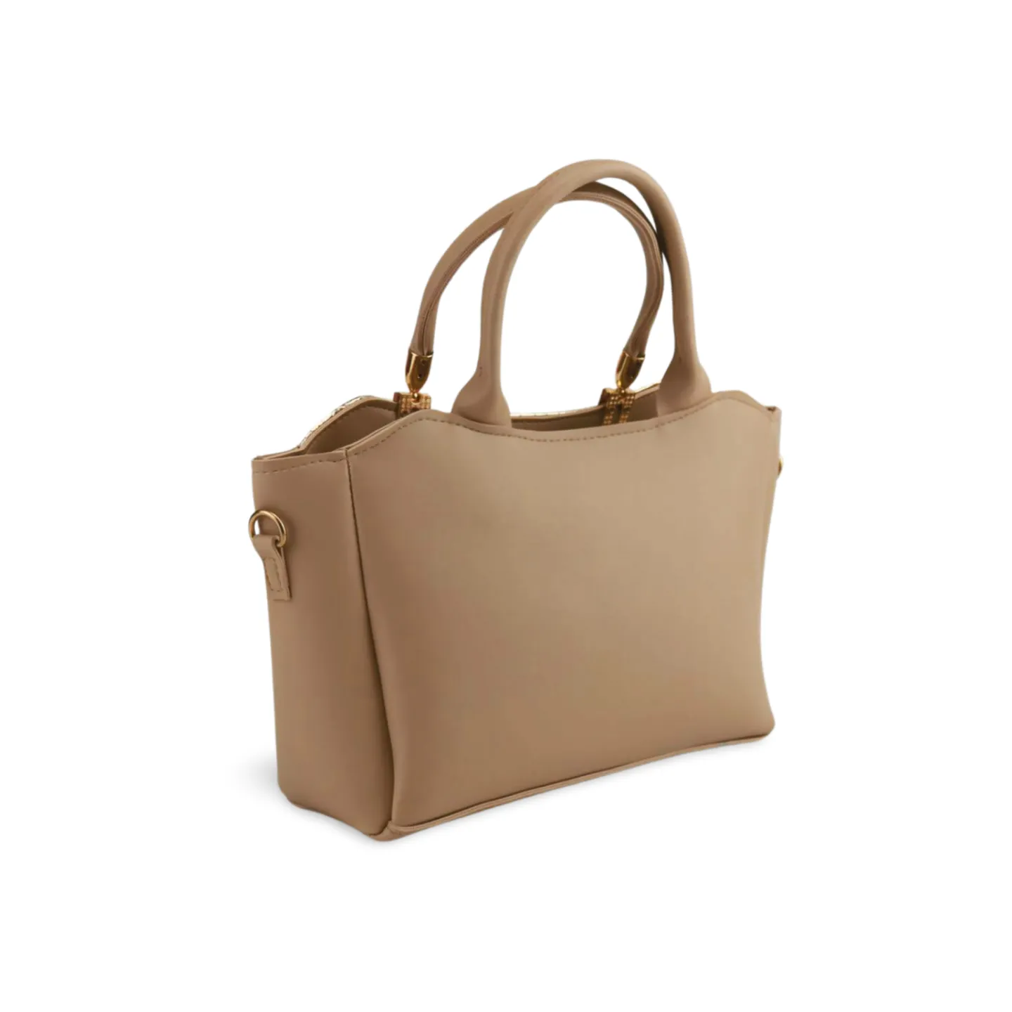 Women's Crossbody Tote Bag with Croc Skin Pattern - PU Leather - Multiple Colors