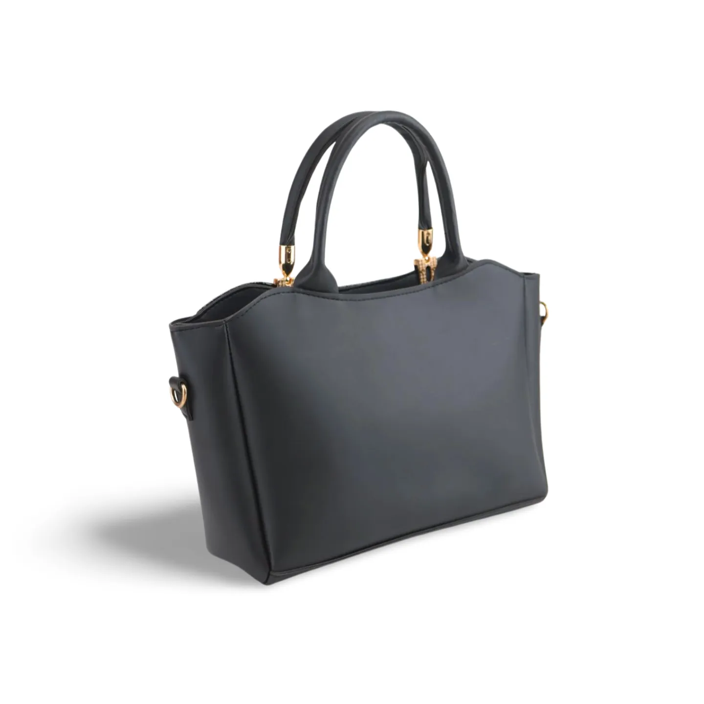 Women's Crossbody Tote Bag with Croc Skin Pattern - PU Leather - Multiple Colors